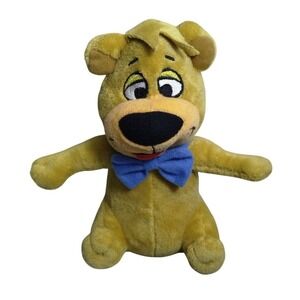 Vintage Yogi Bear Blue Bowtie Hanna Barbera Plush Stuffed Toy 7 "‎ Inch No Tag